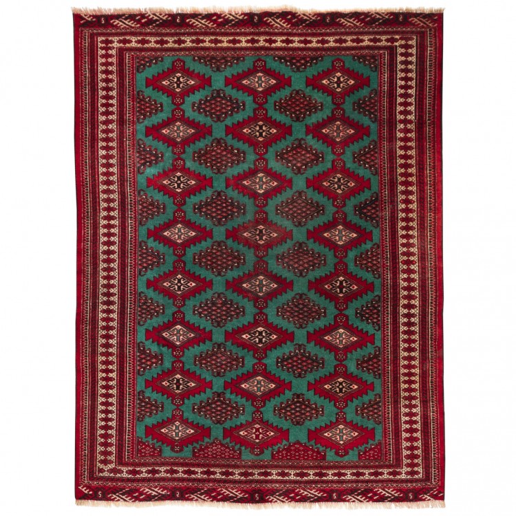 Tappeto persiano turkmeno annodato a mano codice 166241 - 205 × 277