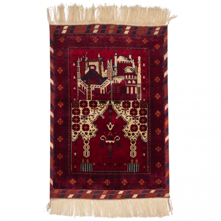 Tapis persan Baluch fait main Réf ID 166242 - 75 × 108