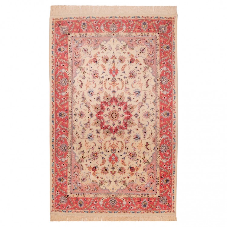 Tapis persan Tabriz fait main Réf ID 166254 - 202 × 306