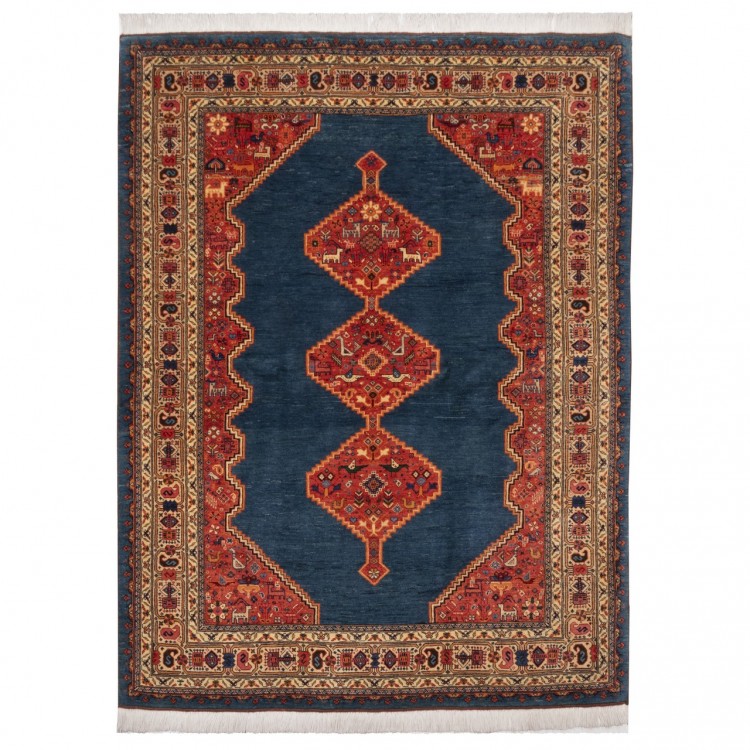 Tapis persan Qashqai fait main Réf ID 189016 - 155 × 202