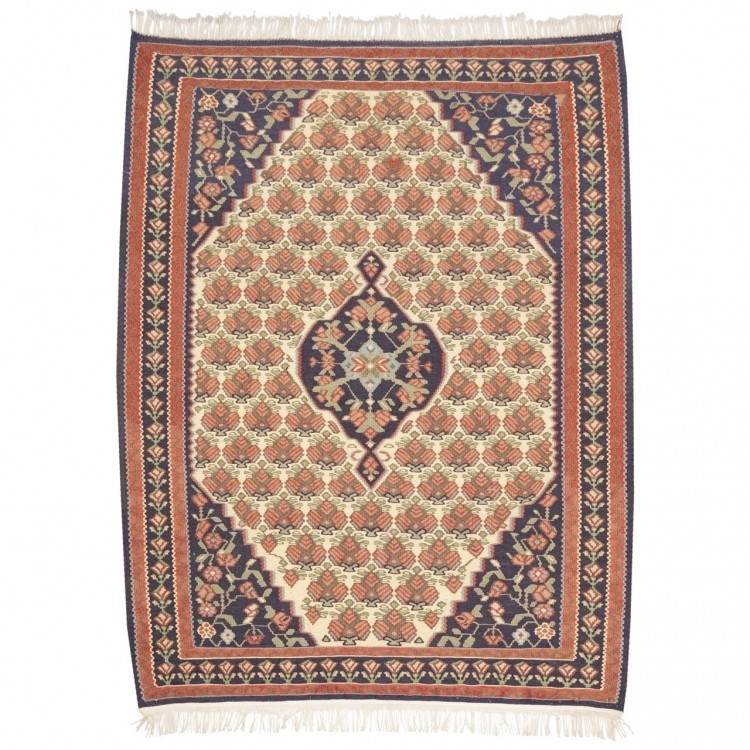 Kilim persan Bijar fait main Réf ID 151035 - 120 × 151