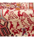 Kilim persiano Shahsevan annodato a mano codice 151036 - 102 × 152