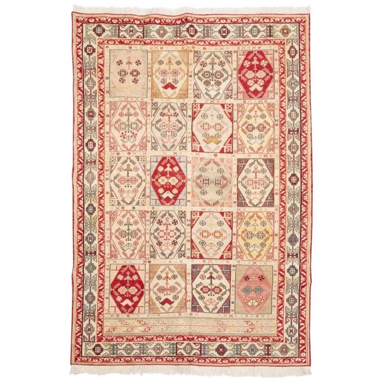 Kilim persiano Shahsevan annodato a mano codice 151048 - 120 × 180