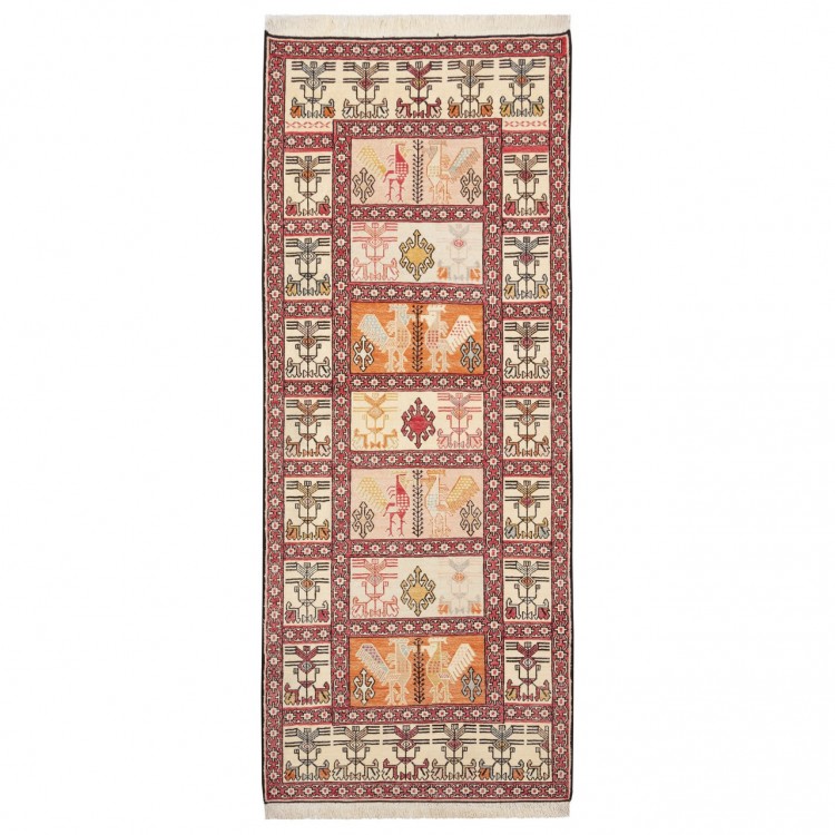 Kilim persan Shahsevan fait main Réf ID 151003 - 75 × 187