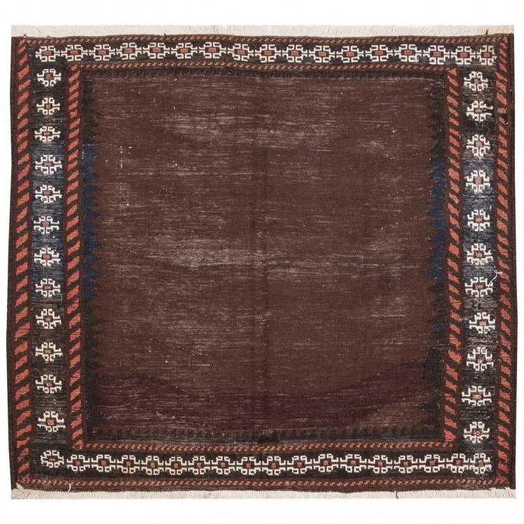 Kilim persan Sirjan fait main Réf ID 151022 - 126 × 114