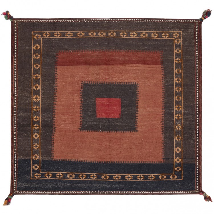 El Dokuma Kilim Sirjan 151025 - 115 × 125