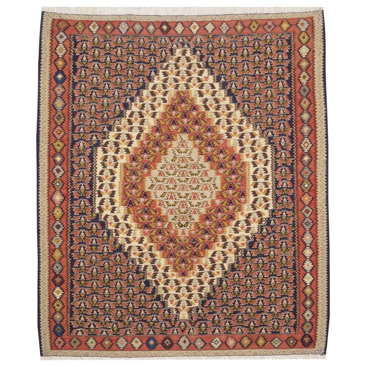 Sanandaj Alfombera Persa Kilim Ref 151029