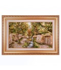 Tableau tapis persan Tabriz fait main Réf ID 902365