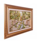 Tableau tapis persan Tabriz fait main Réf ID 902365
