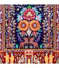 Tappeto persiano Qom a disegno pittorico codice 902368
