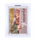 Tableau tapis persan Tabriz fait main Réf ID 902401