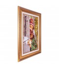 Tableau tapis persan Tabriz fait main Réf ID 902401