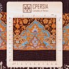 イランの手作り絵画絨毯 コム 番号 902429
