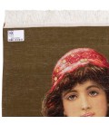 イランの手作り絵画絨毯 タブリーズ 番号 902474