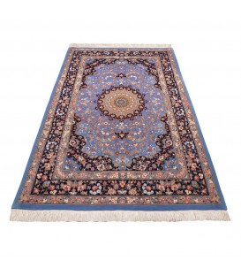 Tappeto persiano Qom annodato a mano codice 172119 - 94 × 142