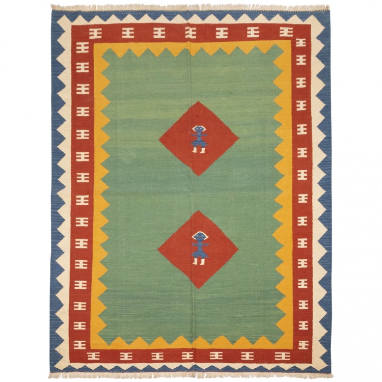 El Dokuma Kilim Fars 171693 - 197 × 249