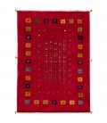 Gabbeh persiano Fars annodato a mano codice 122113 - 182 × 253