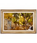 Tableau tapis persan Tabriz fait main Réf ID 902542