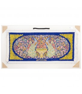 Tableau tapis persan Qom fait main Réf ID 902548