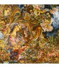 イランの手作り絵画絨毯 タブリーズ 番号 902570