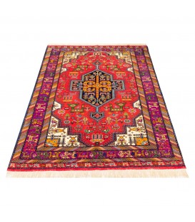 Tapis persan Heriz fait main Réf ID 153013 - 126 × 167