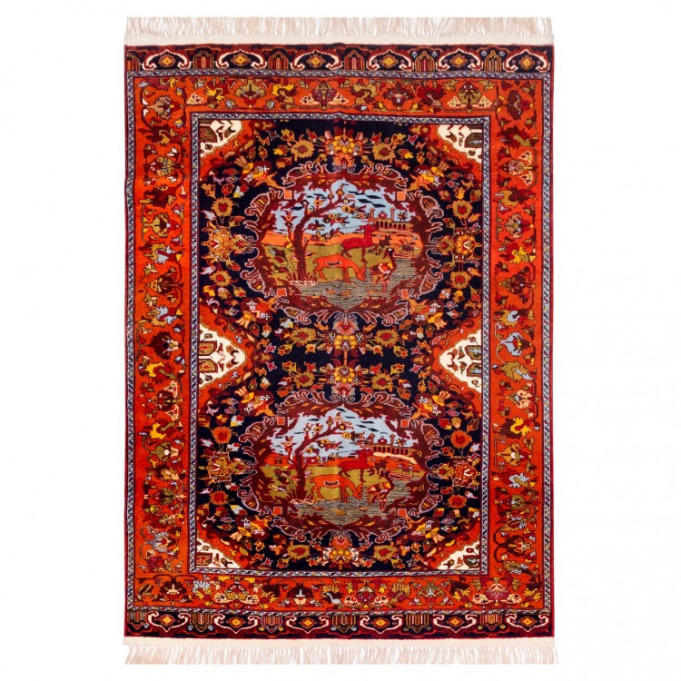 Tapis persan Sangan fait main Réf ID 153014 - 127 × 178