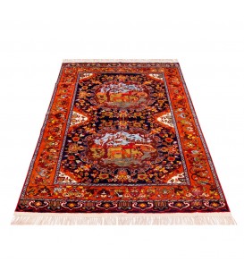 Tapis persan Sangan fait main Réf ID 153014 - 127 × 178