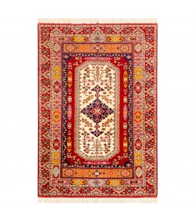 Tapis persan Qashqai fait main Réf ID 153017 - 135 × 195