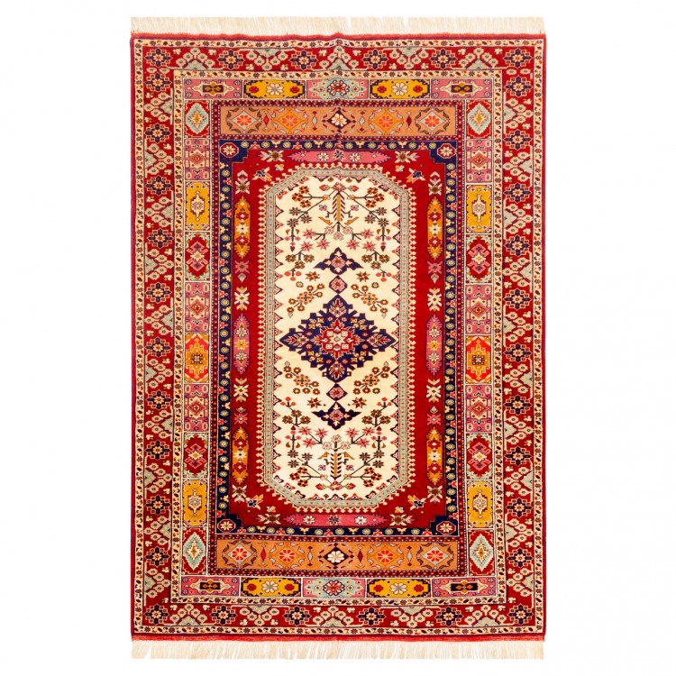 Tapis persan Qashqai fait main Réf ID 153017 - 135 × 195