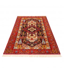 イランの手作りカーペット カシュカイ 番号 153049 - 140 × 196