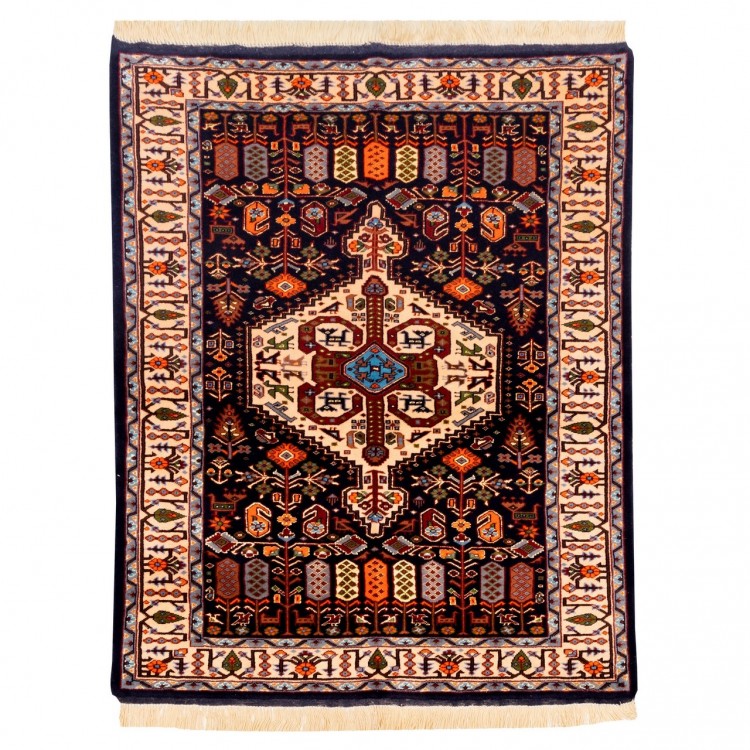 Tapis persan Qashqai fait main Réf ID 153067 - 118 × 149