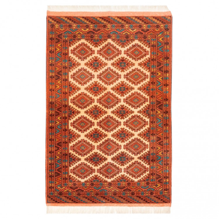 Tapis persan Turkmène fait main Réf ID 153071 - 102 × 153