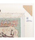 イランの手作り絵画絨毯 タブリーズ 番号 902588
