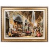 Tappeto persiano Tabriz a disegno pittorico codice 902599