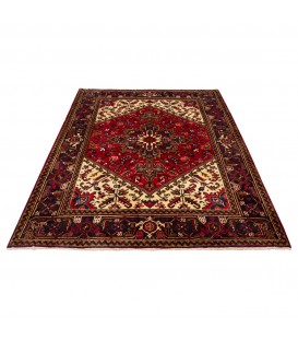 Tapis persan Heriz fait main Réf ID 705097 - 160 × 203