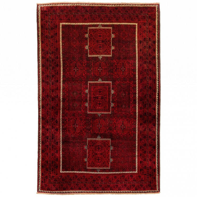 Tapis persan Baluch fait main Réf ID 705021 - 200 × 298