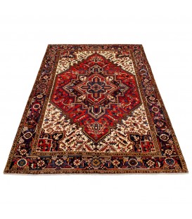 Tapis persan Heriz fait main Réf ID 705047 - 212 × 278