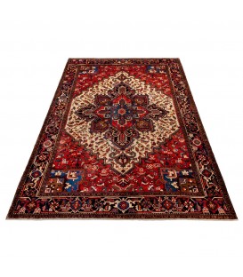 Tapis persan Heriz fait main Réf ID 705052 - 212 × 295