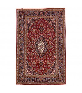 Tapis persan Kashan fait main Réf ID 705107 - 140 × 218