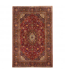 Tapis persan Kashan fait main Réf ID 705108 - 140 × 210