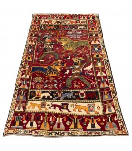 Tapis persan Qashqai fait main Réf ID 705178 - 112 × 205