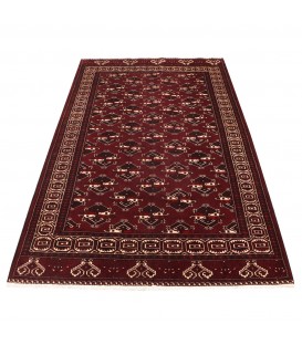 Tapis persan Turkmène fait main Réf ID 154099 - 144 × 267