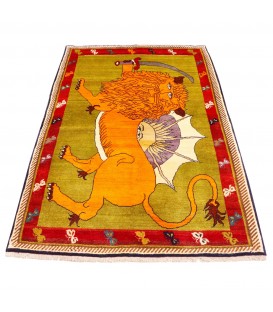 Tapis persan Shiraz fait main Réf ID 154114 - 123 × 192