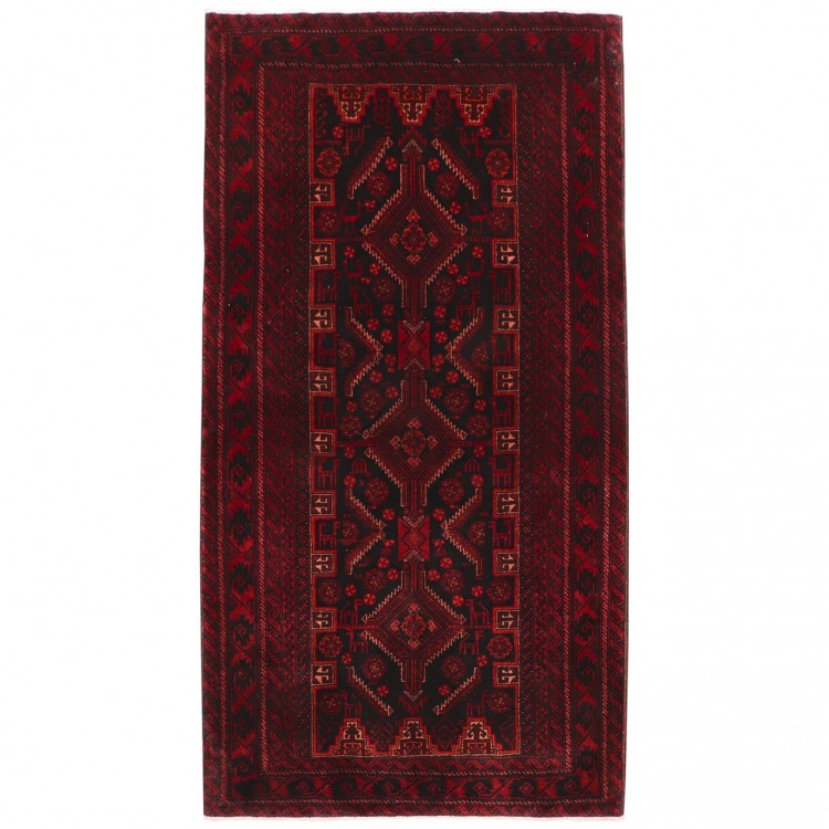 Tapis persan Baluch fait main Réf ID 154127 - 108 × 200