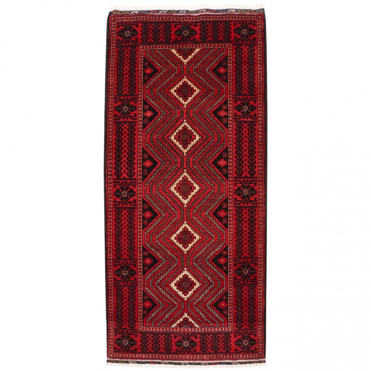 Tappeto persiano Baluch annodato a mano codice 154130 - 105 × 220