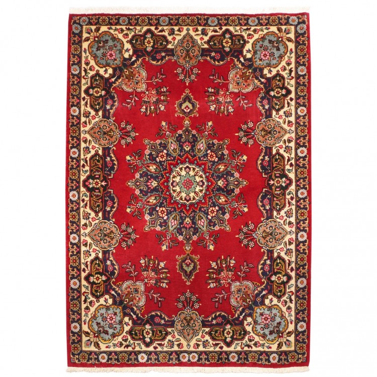 Tapis persan Tabriz fait main Réf ID 154141 - 140 × 194