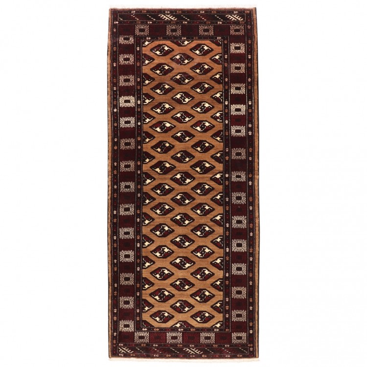 Персидский ковер ручной работы туркменский Код 154144 - 104 × 236
