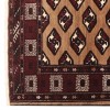 Tappeto persiano turkmeno annodato a mano codice 154144 - 104 × 236