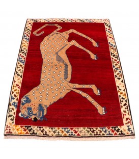 Tapis persan Shiraz fait main Réf ID 154161 - 100 × 145