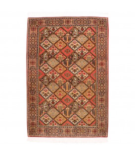 Tappeto persiano Qom annodato a mano codice 154170 - 96 × 140